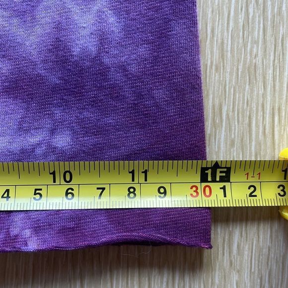 Purple Tie-Dye Wide Leg Pants - Picture 6 of 14